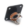 Plastic Rectangular LP Guitar Output Jack Plate Electric Socket for Guitar Parts and Custom Projects