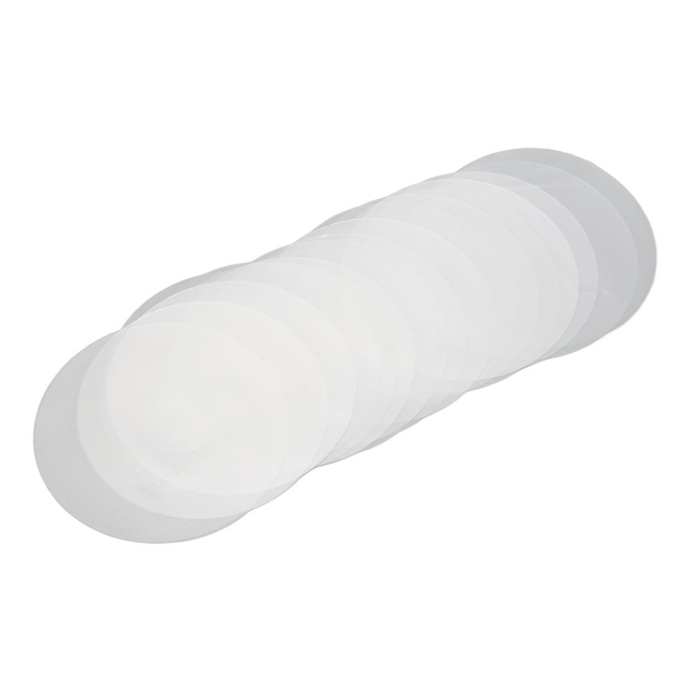 50 Stück Kunststoffmaterial Uhrenzifferblatt-Schutz 60mm Durchmesser Schutzfolien Professionelle Uhrmacherei