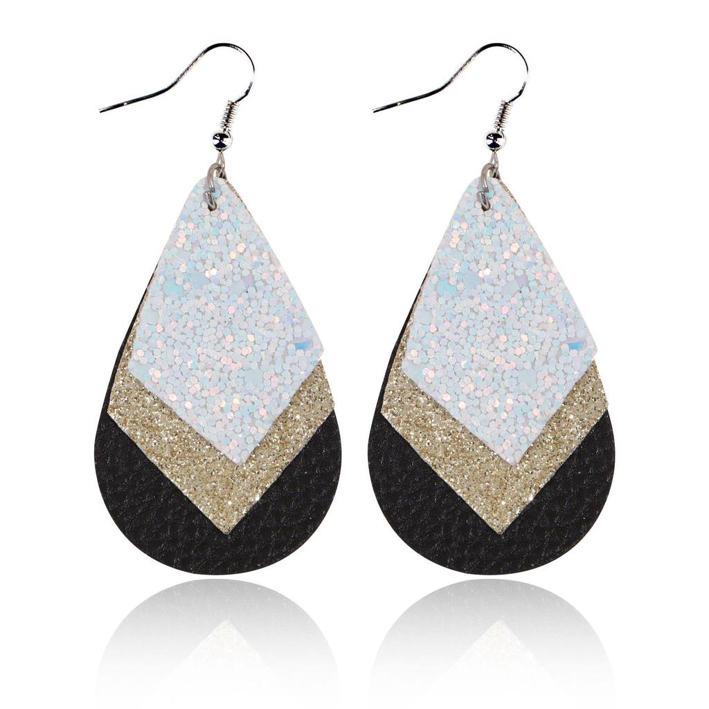 Stylish PU Leather Earrings: Creative Designs & Shapes