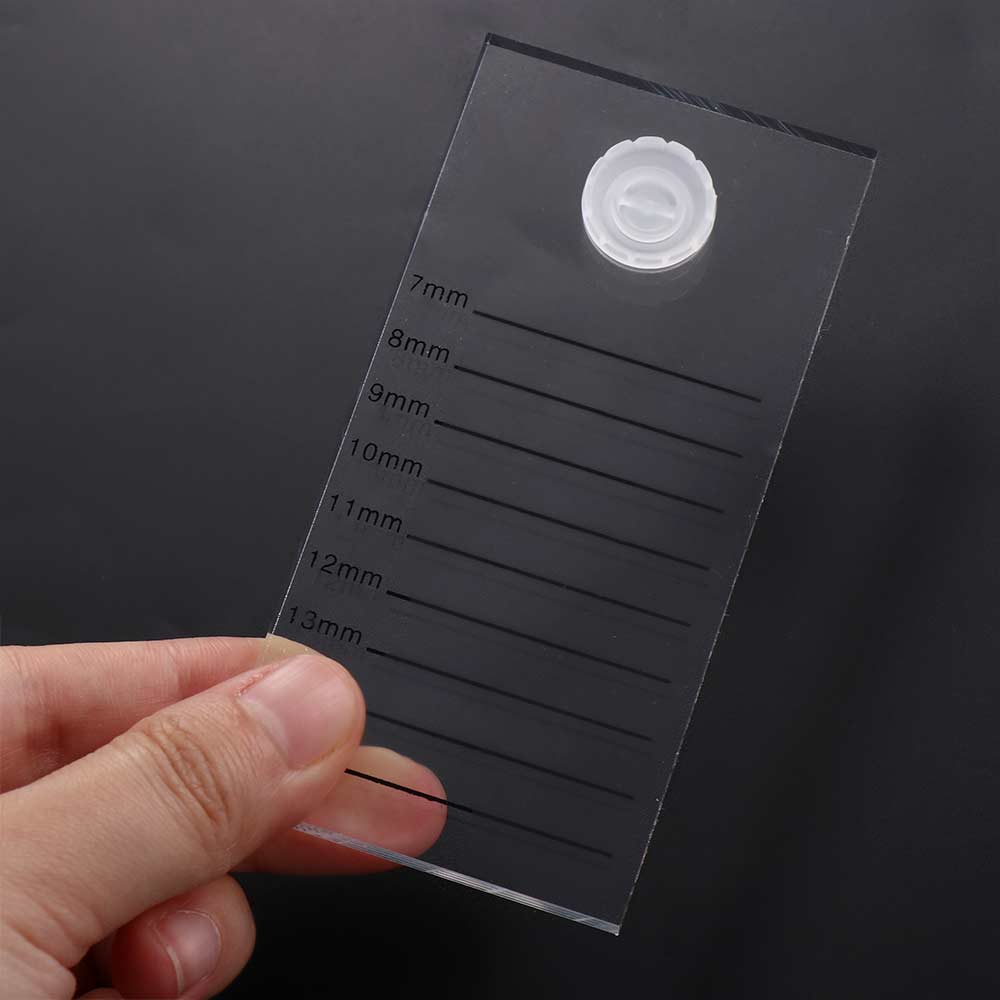 Shelf Eyelash Mark Pad Fake Eyelash Tray Clear Eyelash Plate False Lash Tile Lashes Glue Pallet