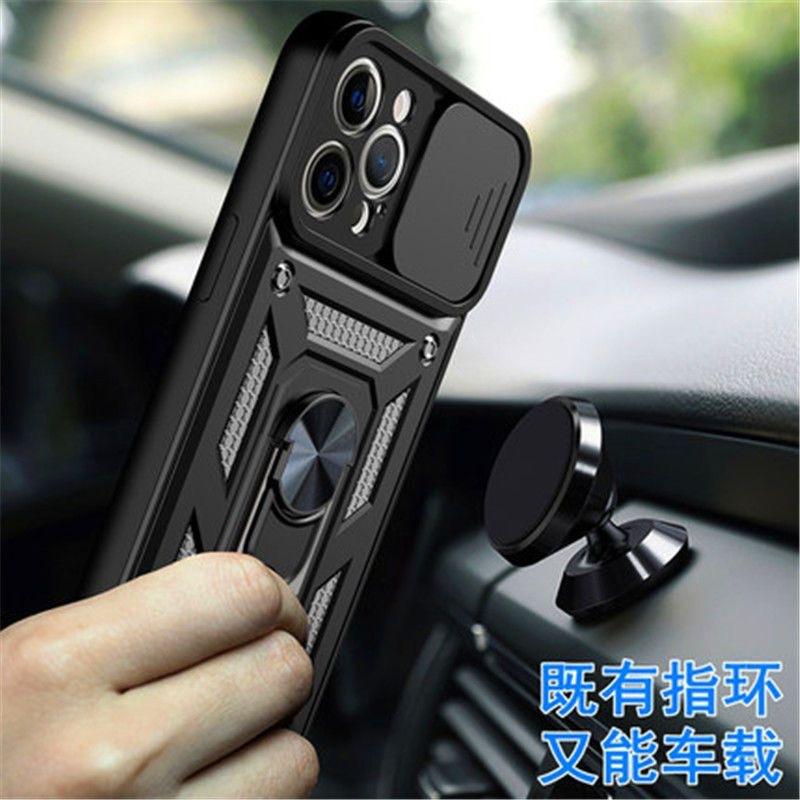 Applicable to Apple 16promax mobile phone case push window iPhone15/14 all-inclusive 13/12/11 magnetic matte support