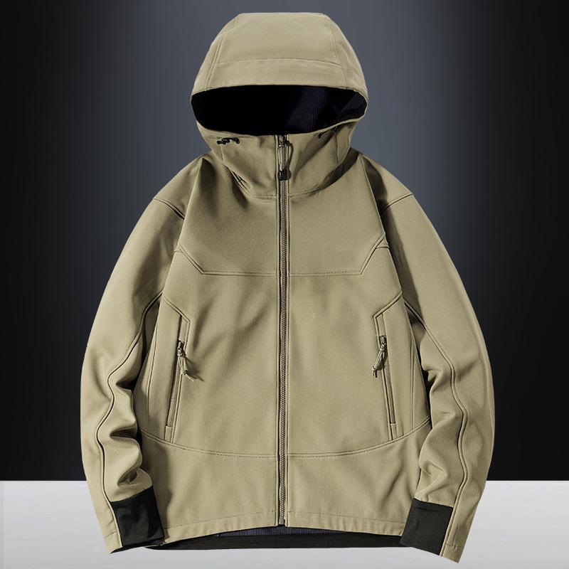 

Мужская флисовая куртка софтшелл в стиле птицы: Ветрозащитное, водонепроницаемое и устойчивое к пятнам уличное пальто для осени и зимы. XXXXL