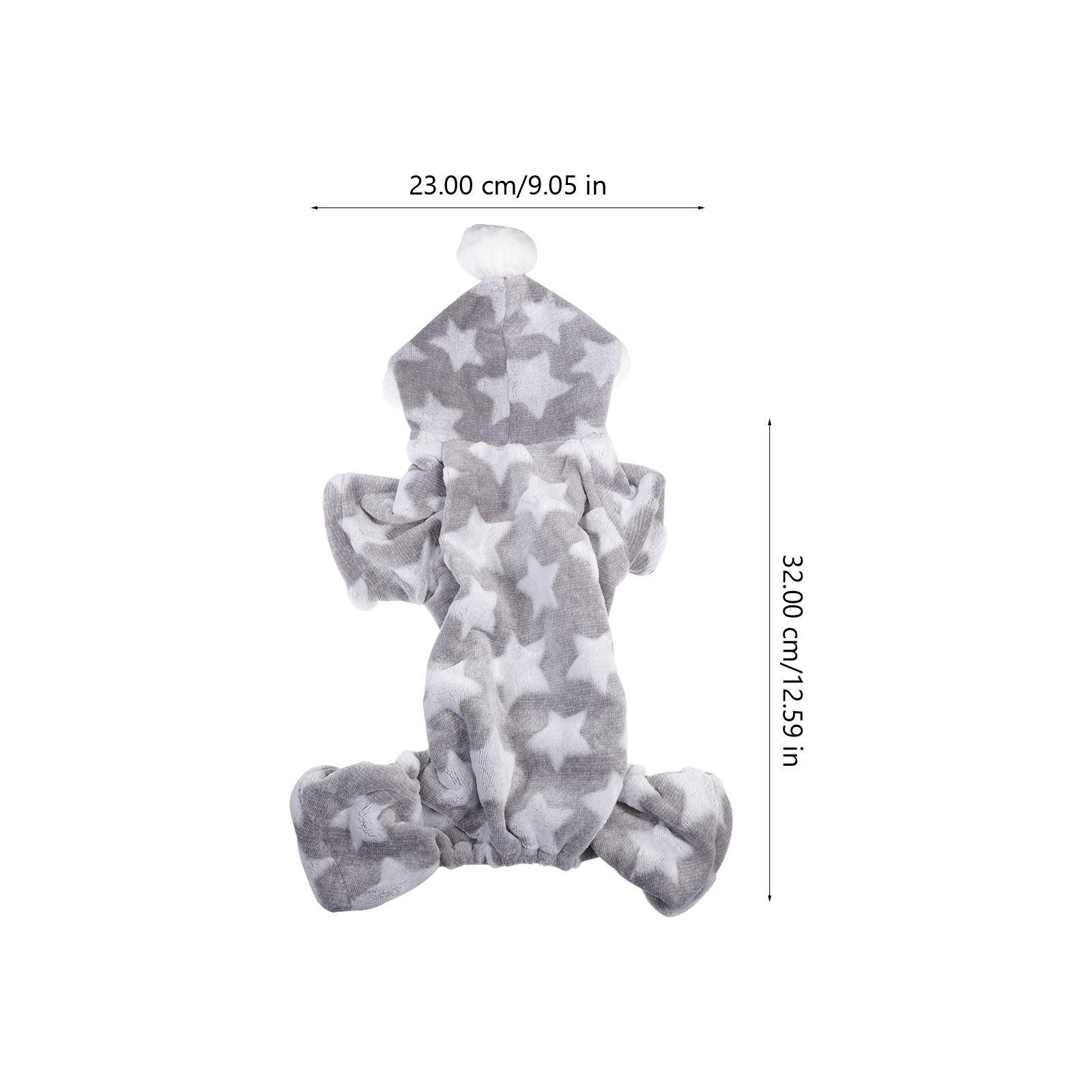 

1Pcs Dog Pajamas Cute Pet Clothing Adorable Winter Sleepwear for Dogs Breathable 4 Legs Clothes Night Wear Festive