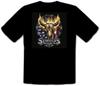 Biker Harley Custom Choppers Motorcycle Black T-Shirt -304-