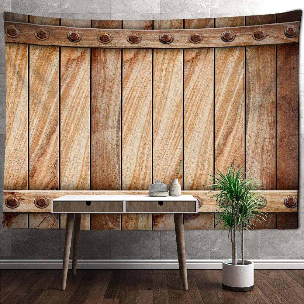 3D Printing Colorful Stone Wood Tapestry Wall Hanging Tapiz Hippie Psychedelic Background Wall Decor Cloth