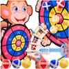 Pfeil und Bogen für Kinder sicheres Spiel Schild Klettverschluss Geschenk Spielzeug