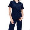 OP Clothing Set for Women, Surgical Overhead And Pants, Short-sleeved Nurse Top,