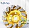 Corrugated Tooth Diamond Saw Blade for Cement, Stone, and Concrete - Durable & Strong Grinding Disc for Angle Grinders