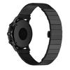 [Kai Tian] Mesh Black Belt 24mm Watch Band Wristwatch Strap Metal Band Stainless Steel Push D Buckle Replacement Strap Watch Brush Wire Mesh Band Men'