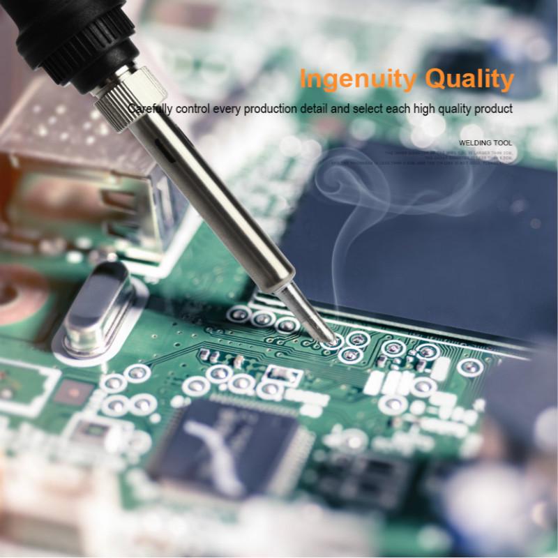 Lötkolbenspitzenköpfe Elektrische Lötpistolenspitze Station Einstellbare Eisenspitze Schweißen 900M