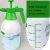 1/2 Gallon Handheld Pump Sprayer, 2-Pack Garden Pressure Sprayer with Adjustable Brass Nozzle, Multi-Purpose 75oz Water Spray Bo