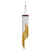 12-Tube Metal Wind Chime, 23" Silver Aluminum Alloy Windchimes for Garden/Patio/Home Decor/Rotating Hanging Decor Gift