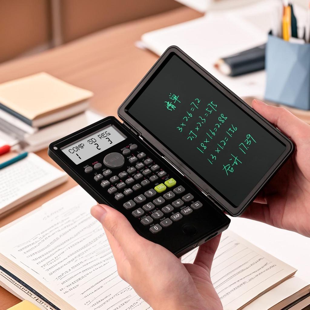 Multifunctional Student Accounting & Writing Board with Built-in Calculator