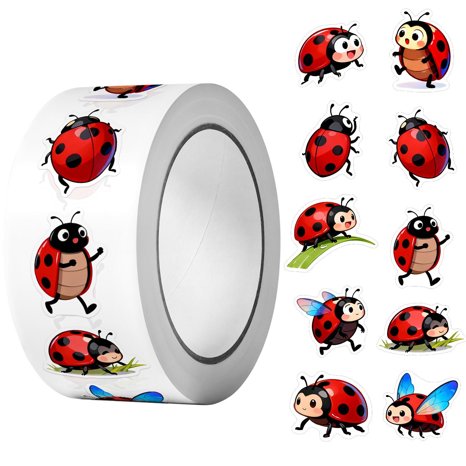 1 Rola(500 buc)10 Autocolante Cocorici Desen Animat Neregulate 2.5cm/1'' Artizanat Decorațiuni Sigiliu Graffiti Cadou Etichete Scrapbooking gray