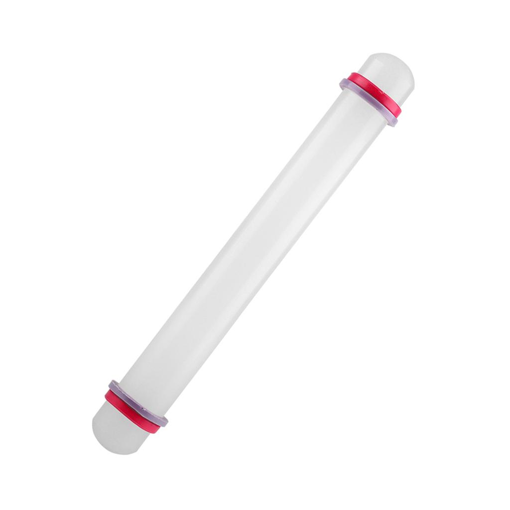 Plastic,Rolling Pin, Non Stick Kitchen Tool with Adaptable   circles for Fondant Cake, Pastry,