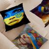 U-Ukraine-Flag Girl Pattern Pillow Gifts Home Office Furnishings Bedroom Sofa Car Cushion Cover Case 45x45cm