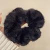 Yousheng Women Hair Rope Large Size Plush Hair Scrunchies Comfortable Fit No Pulling Warm Hair Band Hair Accessories
