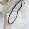 A Niche Bead Cold Style Collarbone Block Necklace