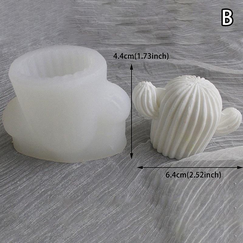 Cactus Shape Silicone Mould Candle Mould Gypsum Forming Resin Mould Aromatherapy Soap Candle Making Diy Handmade Supplies
