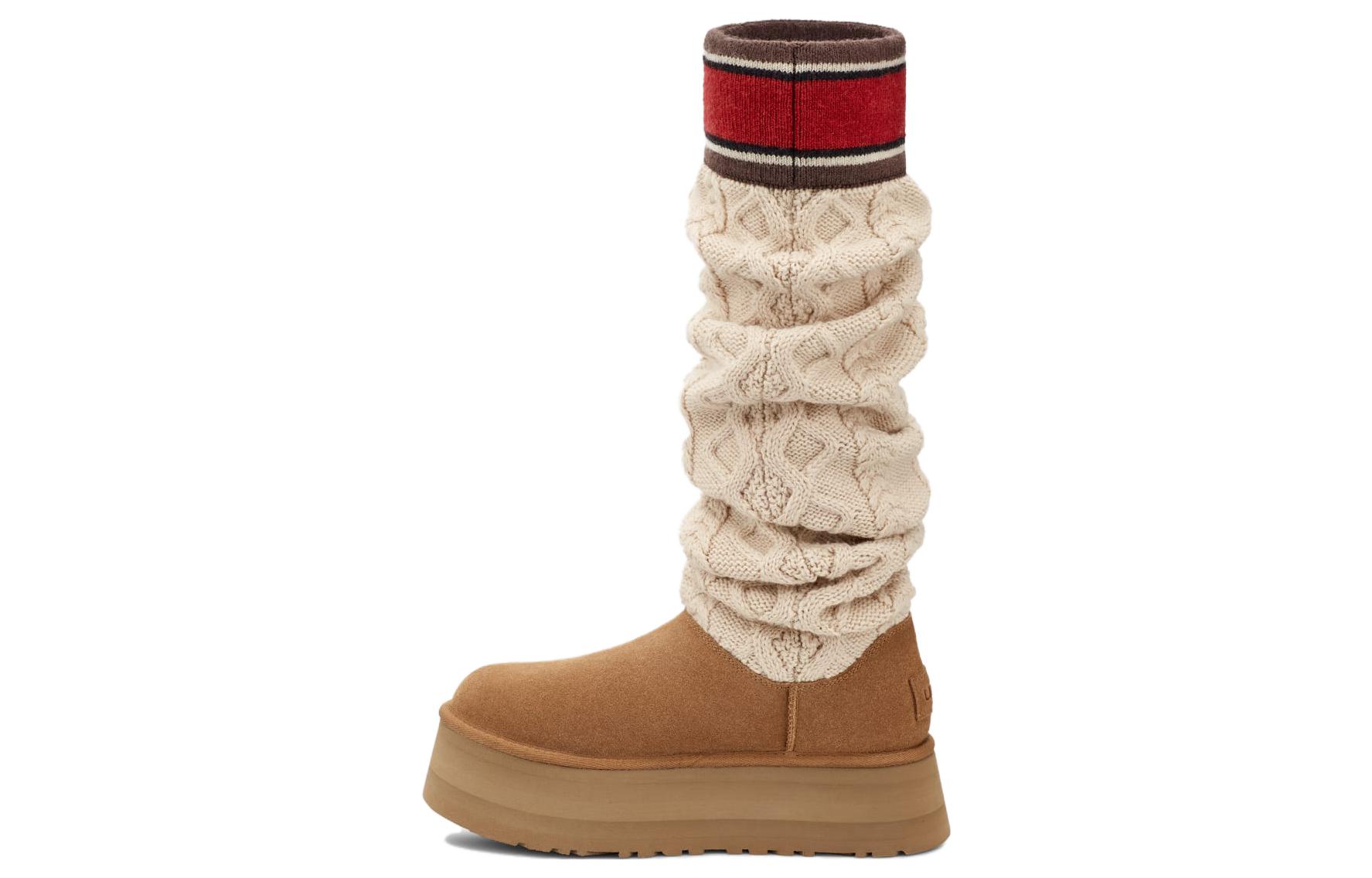

UGG Classic Sweater Letter Tall Chestnut Women s 1144044-CHE 36