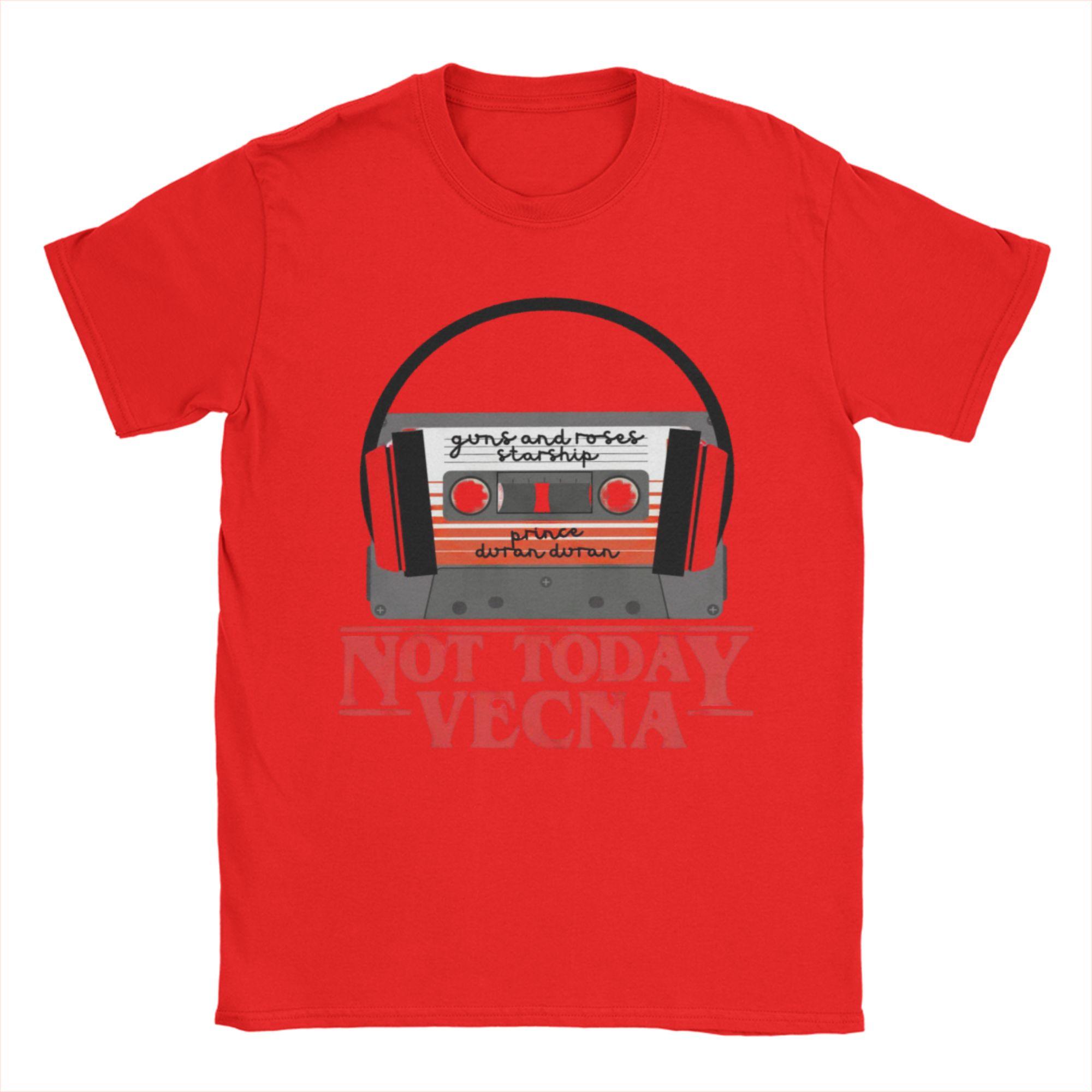 Not Today Vecna T Shirt Summer Hipster T Shirts Unisex Cotton Comfortable Oversize Tees ShortSleeved Vintage Tshirt S