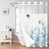 Handun Floral Double-Layer Shower Curtain