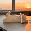 Rotatable Tail Cat Shape Photo Frame Adjustable Angle Kitten Wooden Photo Holder  Keepsake