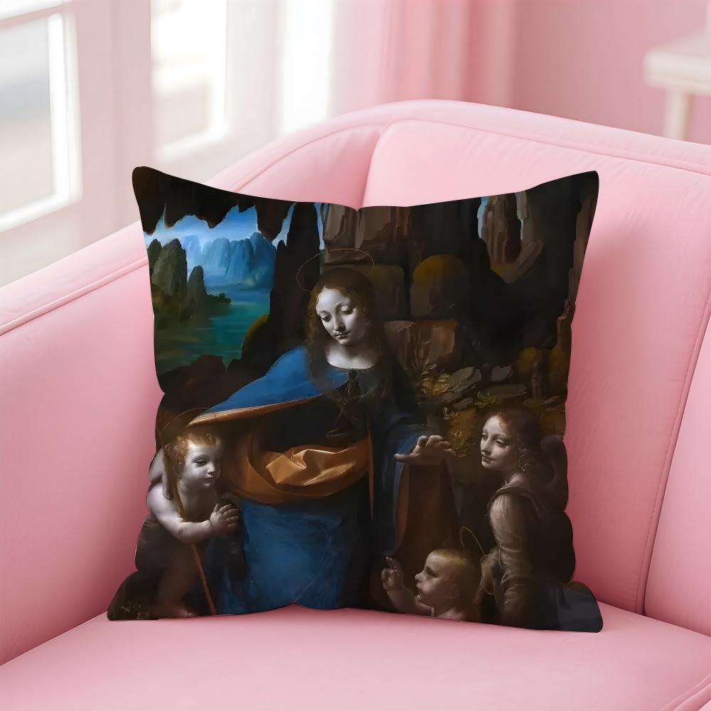 

PPiero da Vincis Cushion Cover Pillow Case Ultra Soft Skin Friendly Fabric Cloud Like Comfort Concealed Zipper 30X30cm