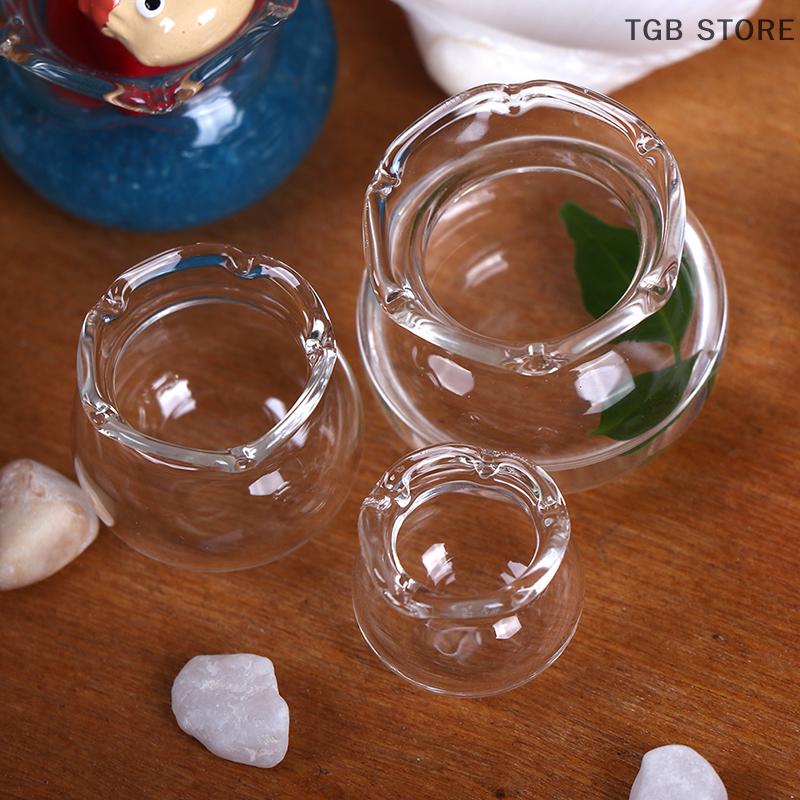 1Pcsx Mini Fish Tank Mini Glass Bowl Miniature Doll House Accessories