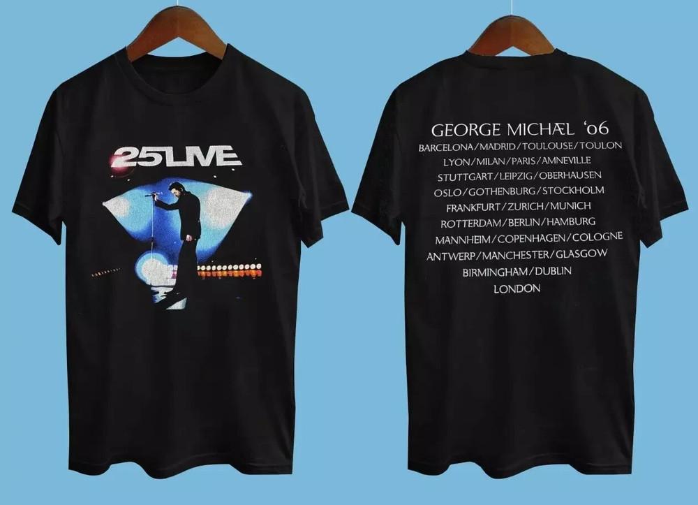 George Michael Vintage Tour 2 Sided Unisex TShirt All Size BL2.1112 Unisex T-Shirt XXL