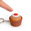 Schlüsselanhänger Anhänger Langsam Rückfedernd Simulierte Dessert-Optik 3D-Druck Textur Fingerspitzen-Spielzeug Realistischer Lebensmittel-Schlüsselanhänger