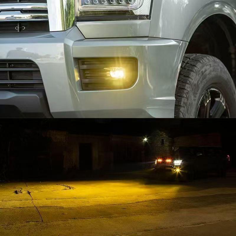 23-25 Haval H5 Front Bumper LED Fog Lights - Glossy Gold Dual Lens