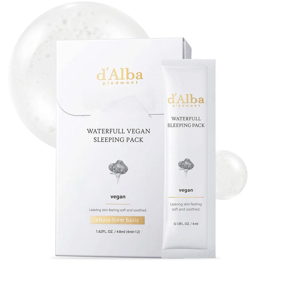 d'Alba Waterfull Vegan Sleeping Pack 4ml*12EA