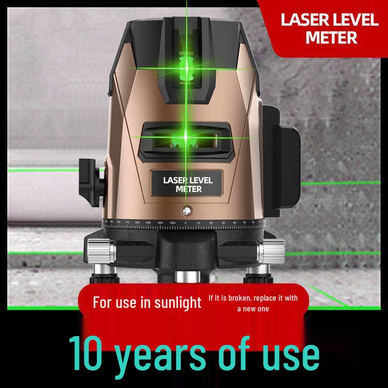 High-Precision 35-Line Outdoor Green Laser Level with Digital Display and Automatic Self-Leveling