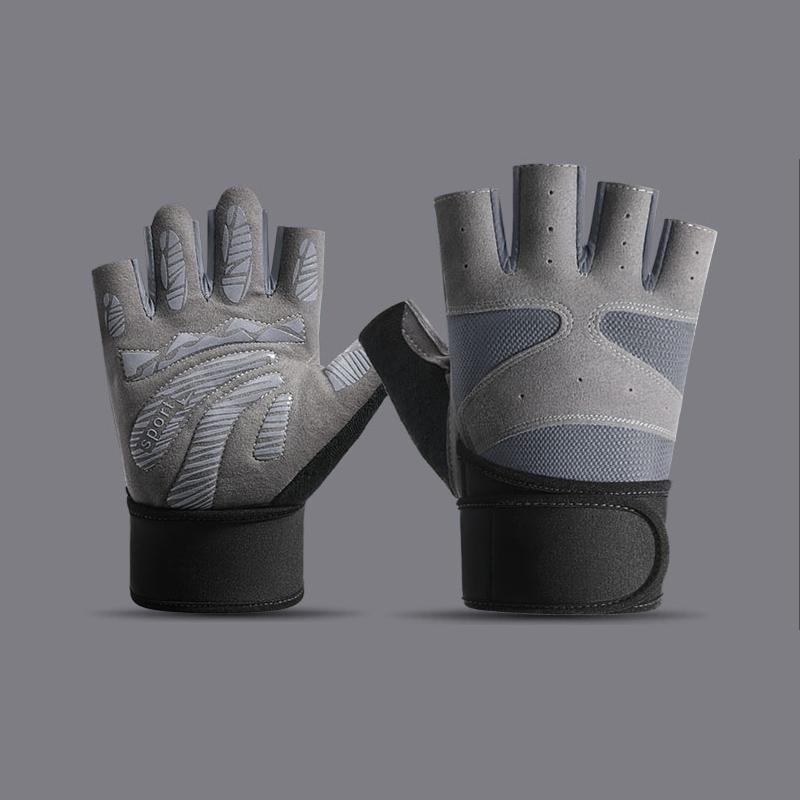 

Велосипедные перчатки для мужчин, тренажерный зал, бодибилдинг, тренировки, спортивные упражнения, Нескользящие защитные перчатки на запястье для фитнеса, тяжелой атлетики, бокса XL