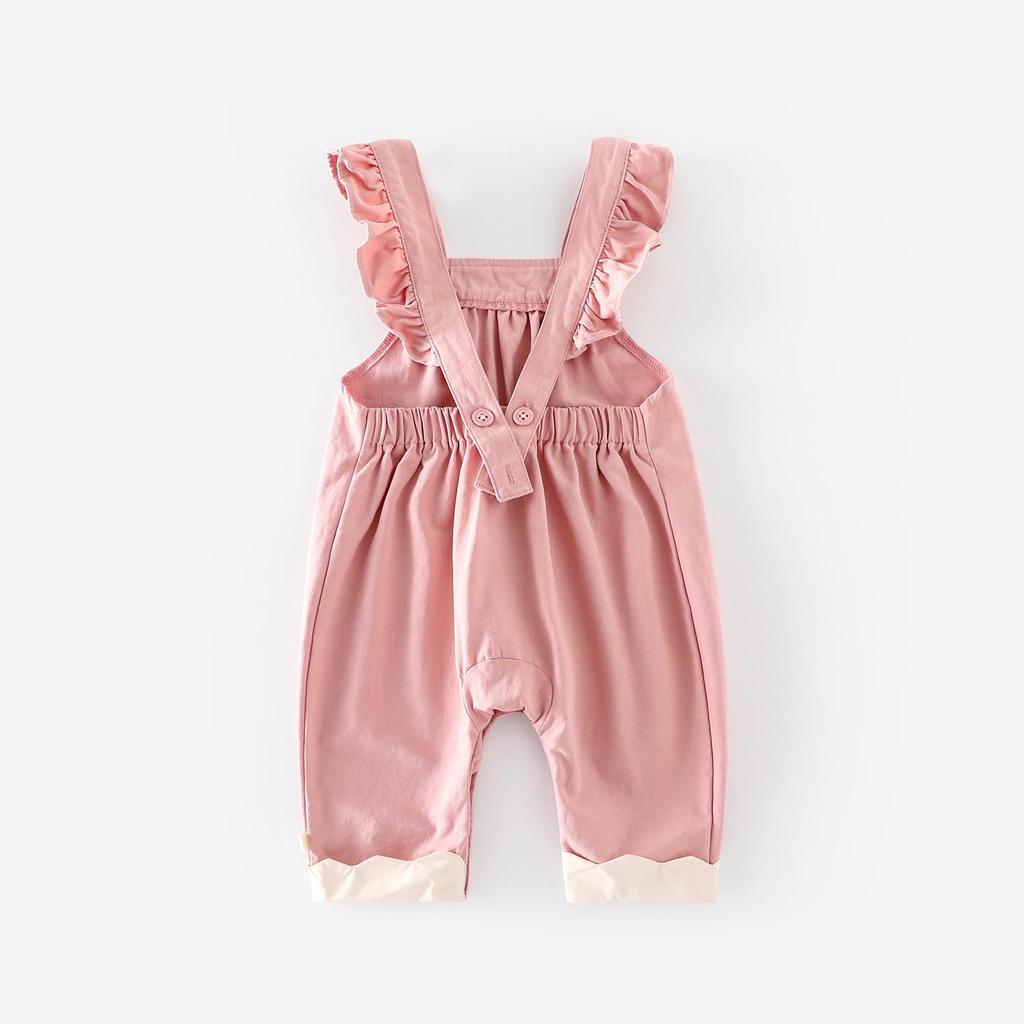 2025 Autumn Baby Denim Romper: Fashionable Korean-Style Rabbit Overalls