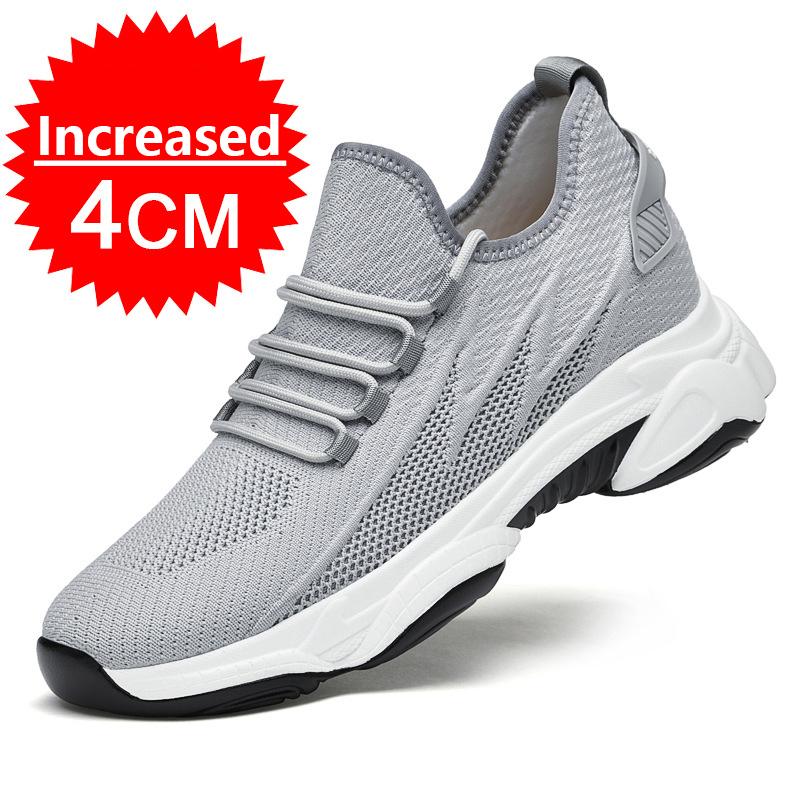 Scarpe da ginnastica da uomo Scarpe con rialzo Scarpe per aumentare l'altezza da uomo Casual Soletta 10 cm 8 cm 6 cm Tacchi opzionali Mocassini Uomo più alto Sport