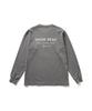 Snow Peak Garment Dyed Short and XL L/S T-Shirt TS-25AU012, Sleeve, Men's Women's, Charcoal,