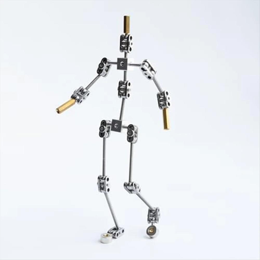 A06RP Armature Kit - DIY Metal Puppet Figure Skeleton, Easy to Assemble, Animated Character Design, for Stop Motion Animation NONE