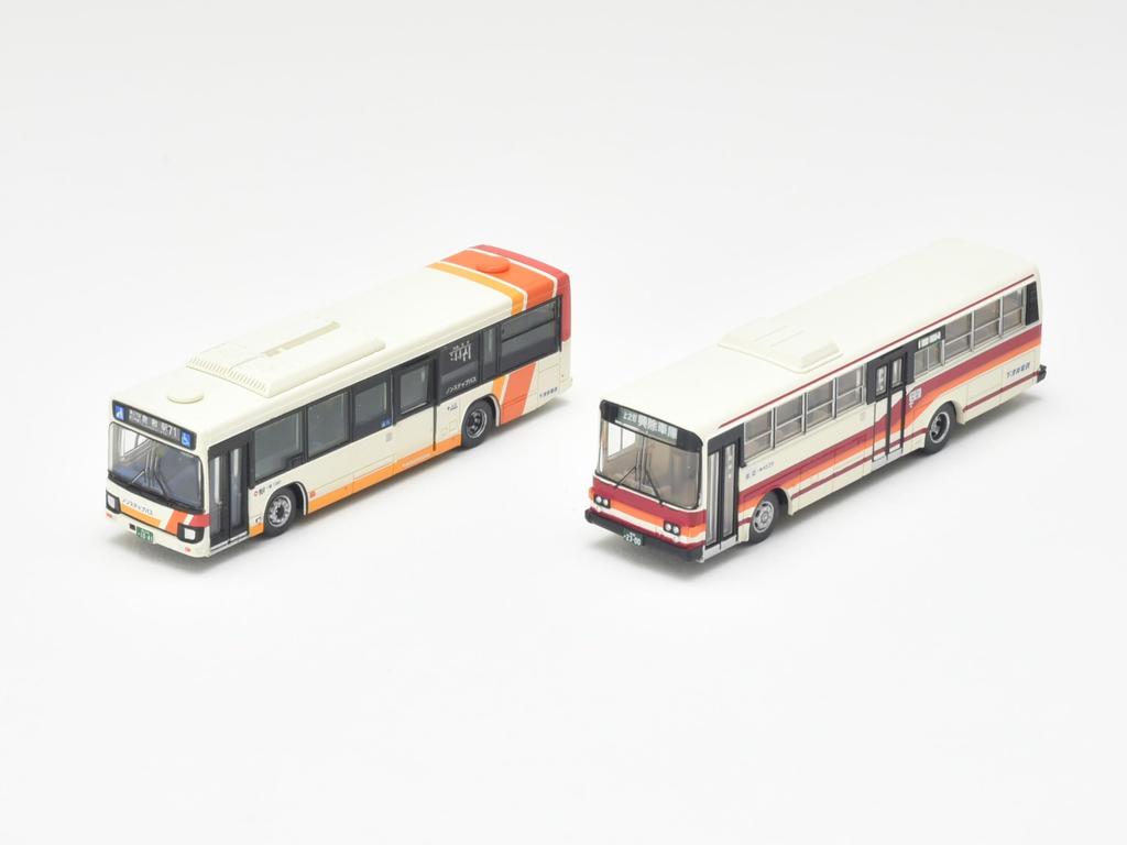 TOMYTEC The Bus Collection Shimotsui Electric Railway Bus Set of 2, Diorama Supplies