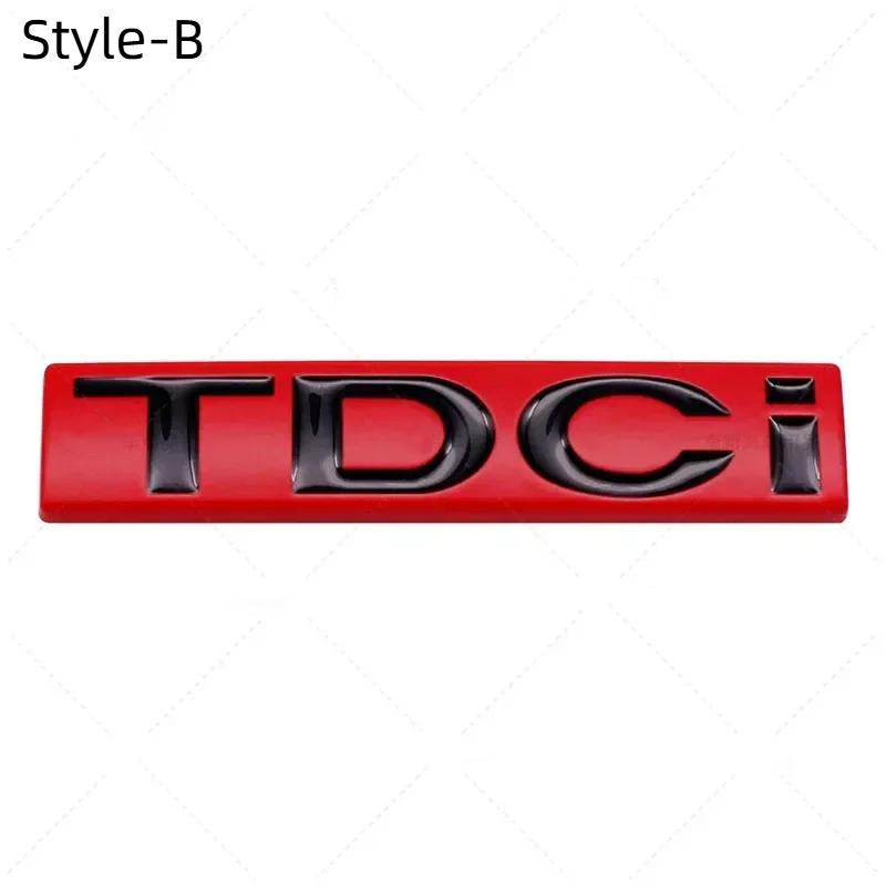 3D Metal TDCI Letters Car Rear Trunk Emblem Badge Sticker Decals For Kuga Explorer Transit Accessories
