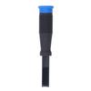 90° Precision Cut Corner Chisel Chrome Steel 12mm Right Angle Chisel TPR Handle Blue Square Mortise Chisel
