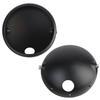 Modified Headlight Base LED Headlight Shell Motorcycle Accessories Matte Black Round Headlight Housing Mount Cover