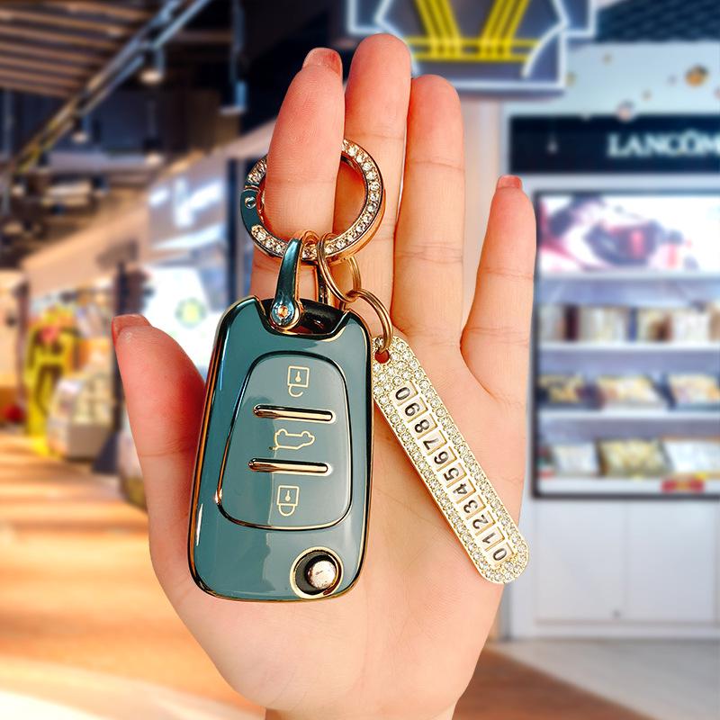 TPU Key Cover for Hyundai Sonata 8/Elantra - Premium Car Key Protection