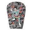 Autocollants de tatouage traditionnels jambe fleur sont imperméables, résistants à l'usure et durables3-5Unisexe Dragon Réaliste Fleur de Pivoine Style Japonais