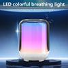 Wireless Bluetooth-compatible Subwoofer Portable Loudspeaker BLE5.3 Version Build-in Night Lamp Sleep Timing