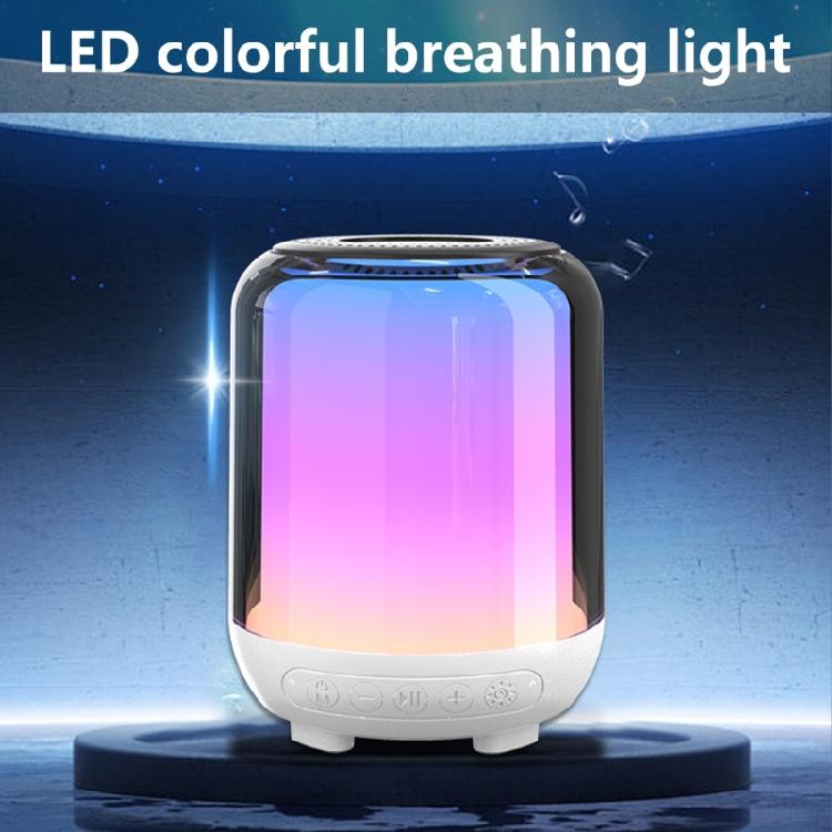 Wireless Bluetooth-compatible Subwoofer Portable Loudspeaker BLE5.3 Version Build-in Night Lamp Sleep Timing