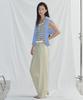 CITYBREEZE Cool Air Back Elastic Single-Pleat Wide Pants_Light Khaki
