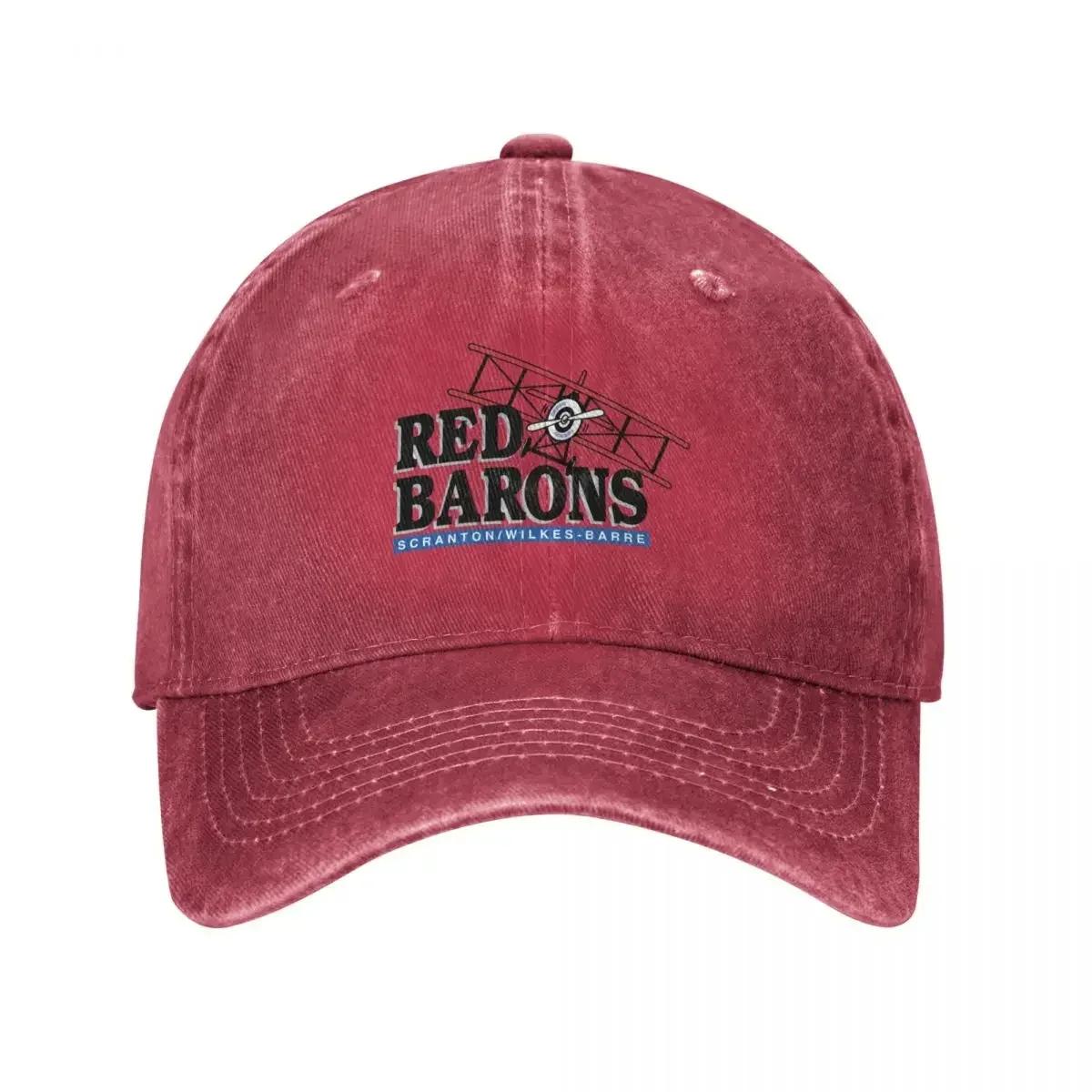 ScrantonWilkesBarre Red Barons Baseball Cap sun caps fashionable fun hats Fishing cap Womens Unisexs