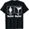 Your Daughter My Daughter Taekwondo Mom Mothers Day TShirt Funny Birthday Gift Shirts Graphic T Shirts Women Men Clothing Tops